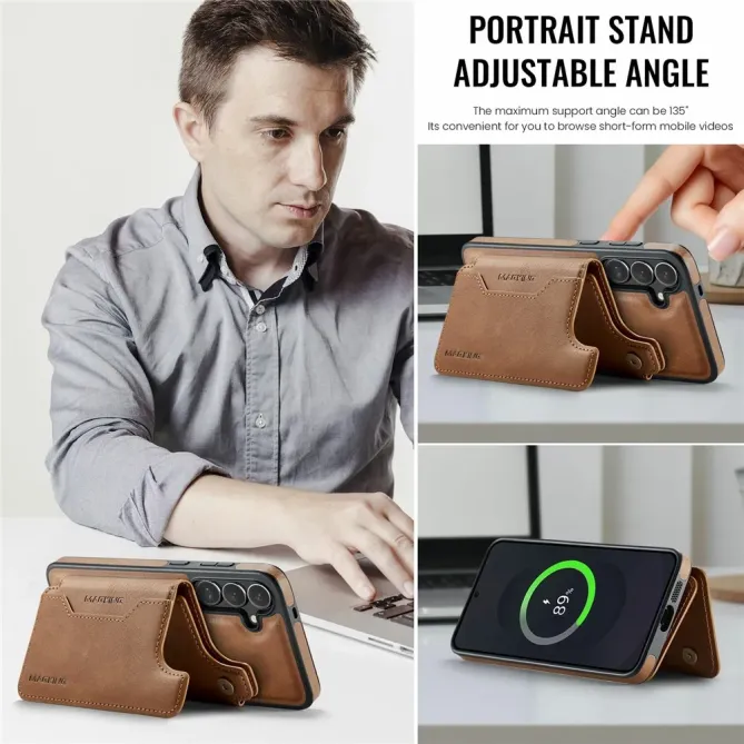 Coque Samsung Galaxy S25 FE Portefeuille Détachable MagSafe