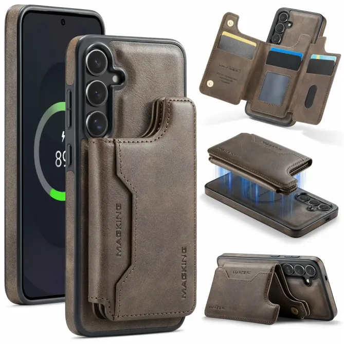Coque Samsung Galaxy S25 FE Portefeuille Détachable MagSafe