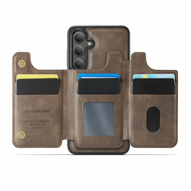 Coque Samsung Galaxy S25 FE Portefeuille Détachable MagSafe