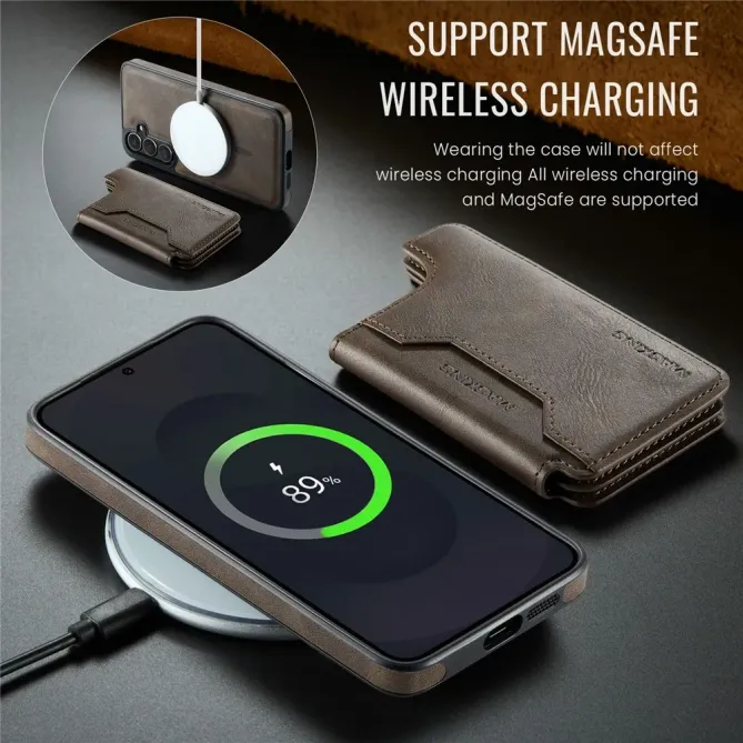 Coque Samsung Galaxy S25 FE Portefeuille Détachable MagSafe
