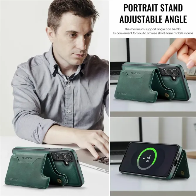 Coque Samsung Galaxy S25 FE Portefeuille Détachable MagSafe