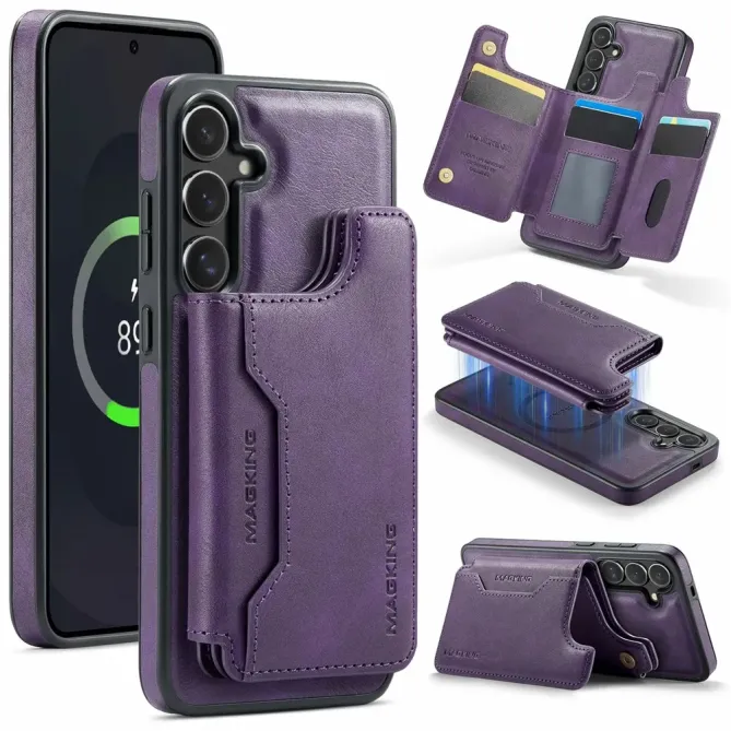 Coque Samsung Galaxy S25 FE Portefeuille Détachable MagSafe