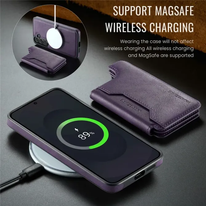 Coque Samsung Galaxy S25 FE Portefeuille Détachable MagSafe