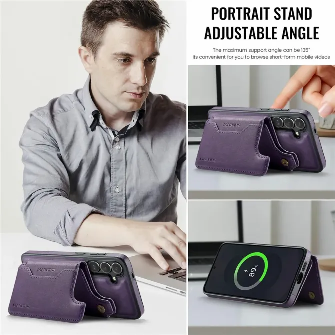 Coque Samsung Galaxy S25 FE Portefeuille Détachable MagSafe