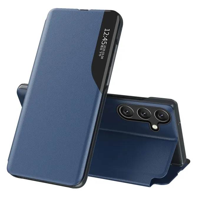 Housse Samsung Galaxy S25 FE avec Fenêtre d'Affichage et Support