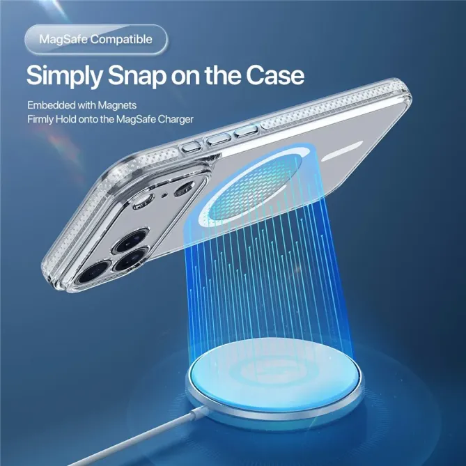 Coque iPhone 17 Pro Max Clin Series Transparente MagSafe
