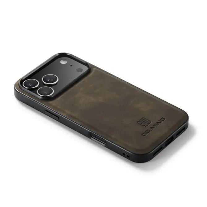 Coque iPhone 17 Pro Max DG.MING imitation cuir