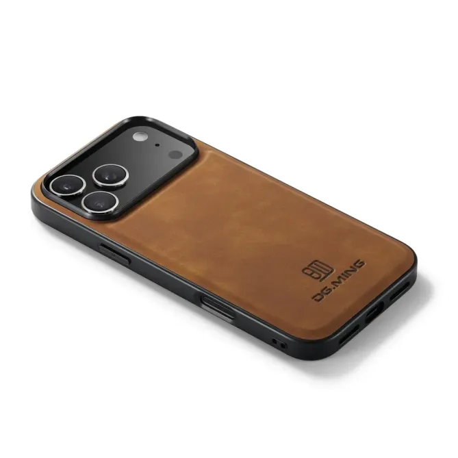 Coque iPhone 17 Pro Max DG.MING imitation cuir