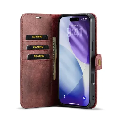 Protection 2 en 1 iPhone 17 Pro Max housse et coque détachable Rouge foncé - photo 2