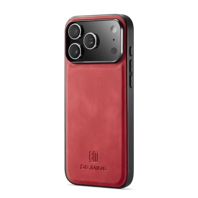 Coque iPhone 17 Pro Max DG.MING imitation cuir