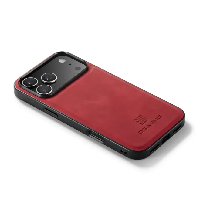 Coque iPhone 17 Pro Max DG.MING imitation cuir