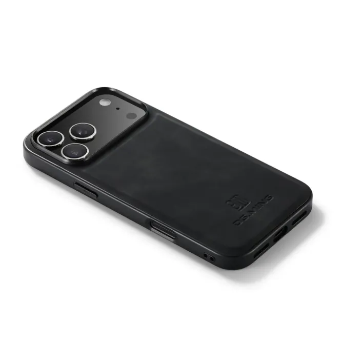 Coque iPhone 17 Pro Max DG.MING imitation cuir