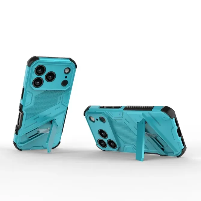 Coque iPhone 17 Pro Max Antichoc avec Support et 2 Verres Trempés