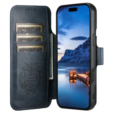 Housse et Coque iPhone 17 Pro Max Portefeuille | VERSO Bleu marine - photo 22