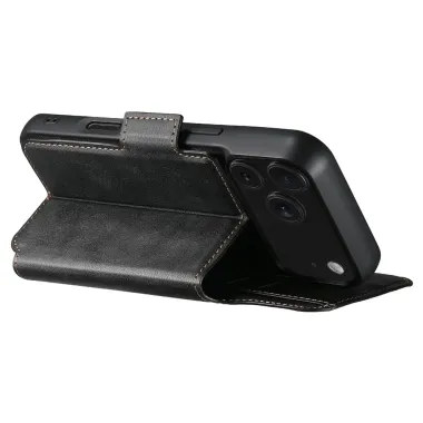 Housse Portefeuille iPhone 17 Pro Max Détachable MagSafe Bicolore