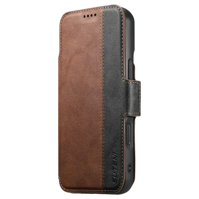 Housse Portefeuille iPhone 17 Pro Max Détachable MagSafe Bicolore