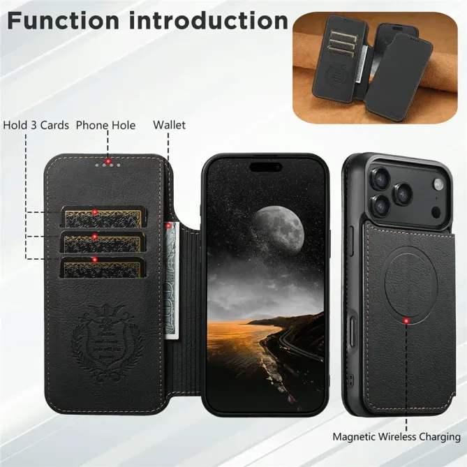 Housse iPhone 17 Pro Max Folio MagSafe