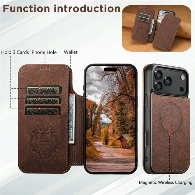 Housse iPhone 17 Pro Max Folio MagSafe