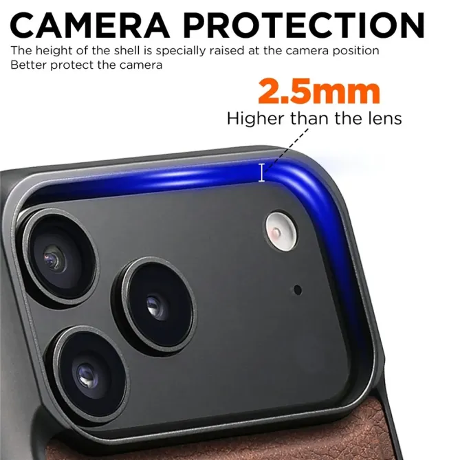 Coque iPhone 17 Pro Max Effet Cuir Grainé | G5