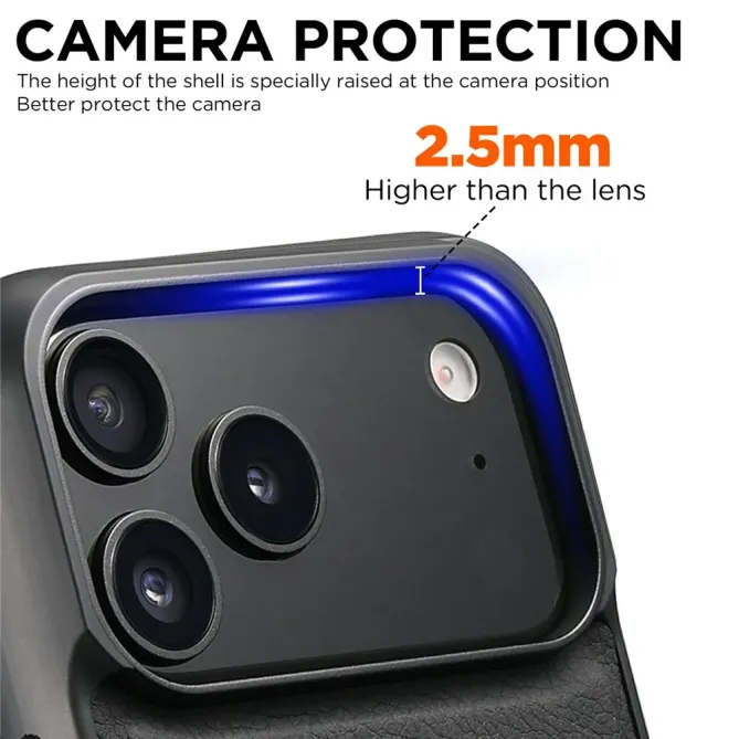 Coque iPhone 17 Pro Max Effet Cuir Grainé | G5