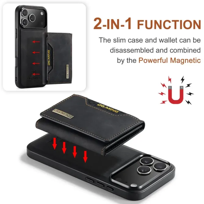Coque iPhone 17 Pro Max Porte-cartes Détachable M2 Series