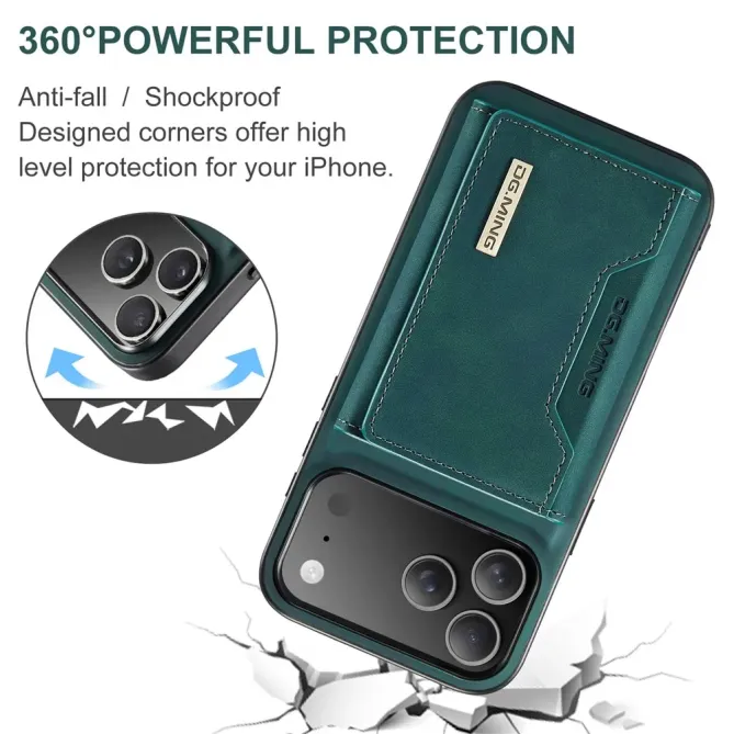 Coque iPhone 17 Pro Max Porte-cartes Détachable M2 Series