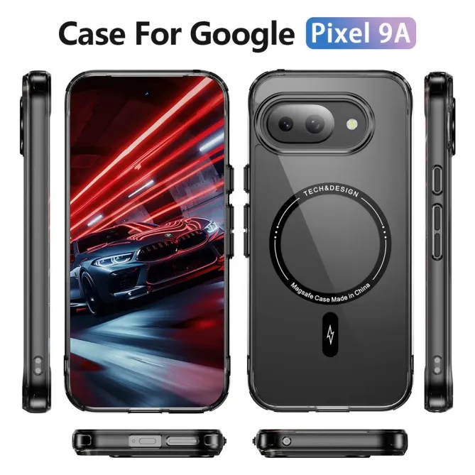 Coque Google Pixel 9a Antichoc Transparente MagSafe