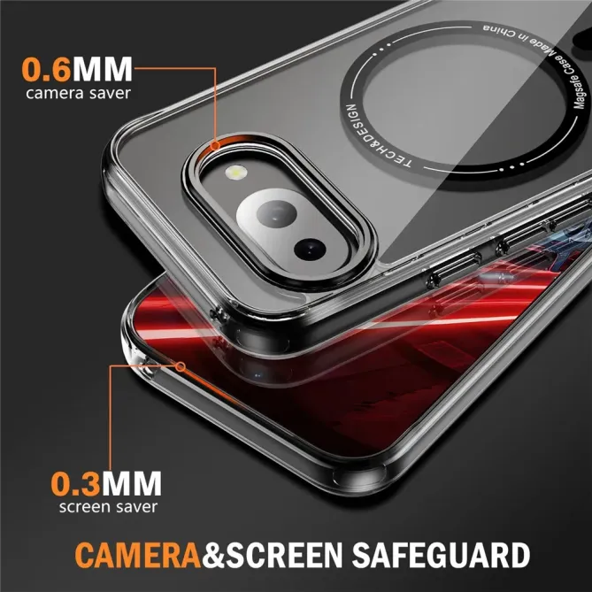 Coque Google Pixel 9a Antichoc Transparente MagSafe