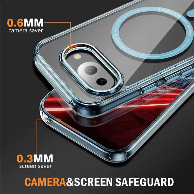 Coque Google Pixel 9a Antichoc Transparente MagSafe