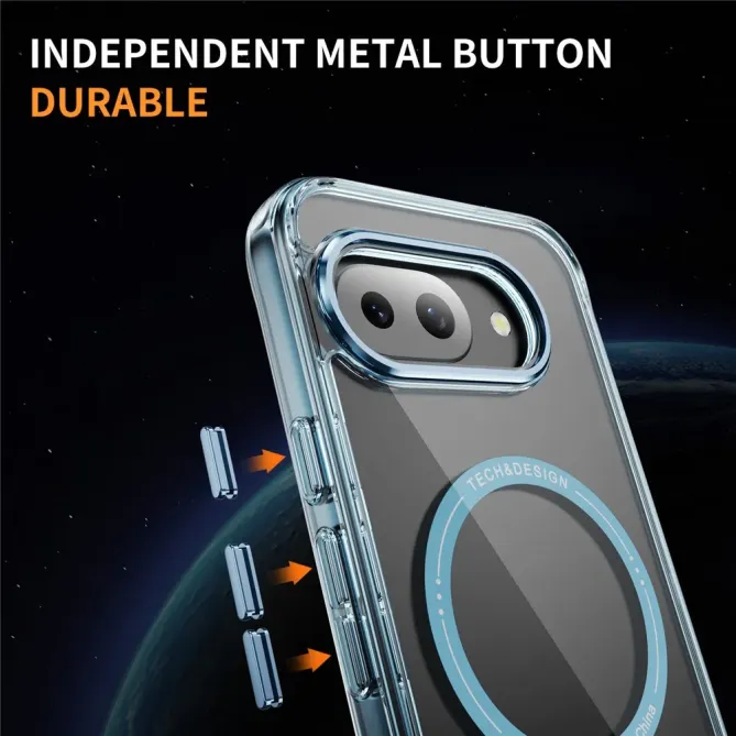 Coque Google Pixel 9a Antichoc Transparente MagSafe