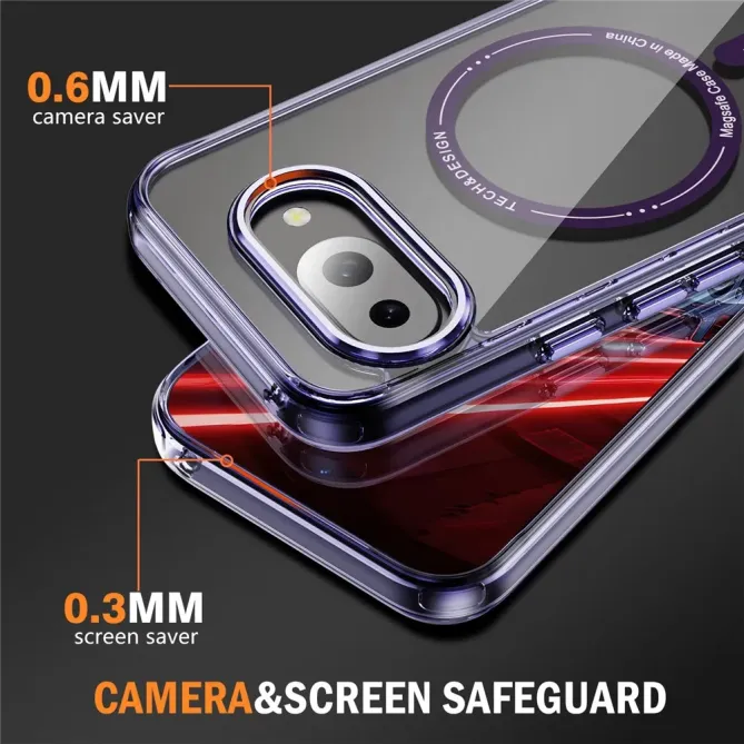 Coque Google Pixel 9a Antichoc Transparente MagSafe