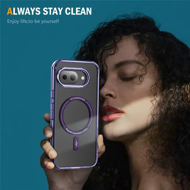 Coque Google Pixel 9a Antichoc Transparente MagSafe
