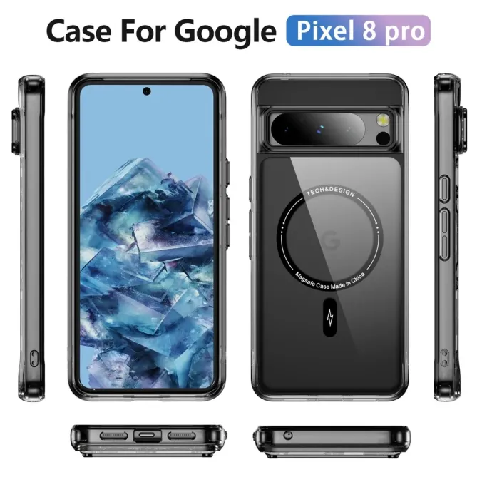 Coque Google Pixel 8 Pro Antichoc Transparente MagSafe