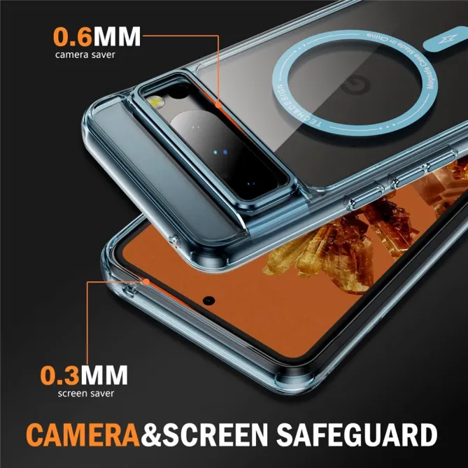 Coque Google Pixel 8 Pro Antichoc Transparente MagSafe
