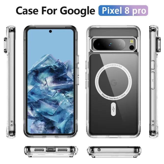 Coque Google Pixel 8 Pro Antichoc Transparente MagSafe