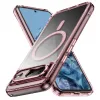 Coque Google Pixel 8 Transparente MagSafe avec Bords Colorés