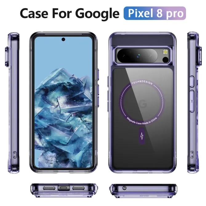 Coque Google Pixel 8 Pro Antichoc Transparente MagSafe