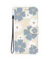 Housse Samsung Galaxy S25 FE Fleurs Bleues