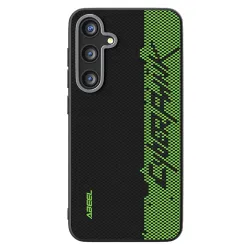Coque  Samsung Galaxy S25 FE Racing Noir et Vert Compatible MagSafe