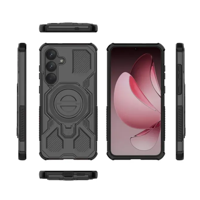 Coque  Samsung Galaxy S25 FE Antichoc avec Support et 2 Verres Trempés