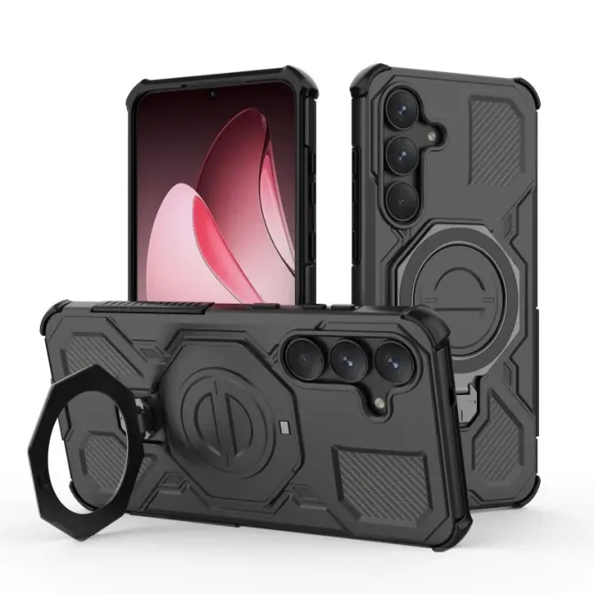 Coque  Samsung Galaxy S25 FE Antichoc avec Support et 2 Verres Trempés