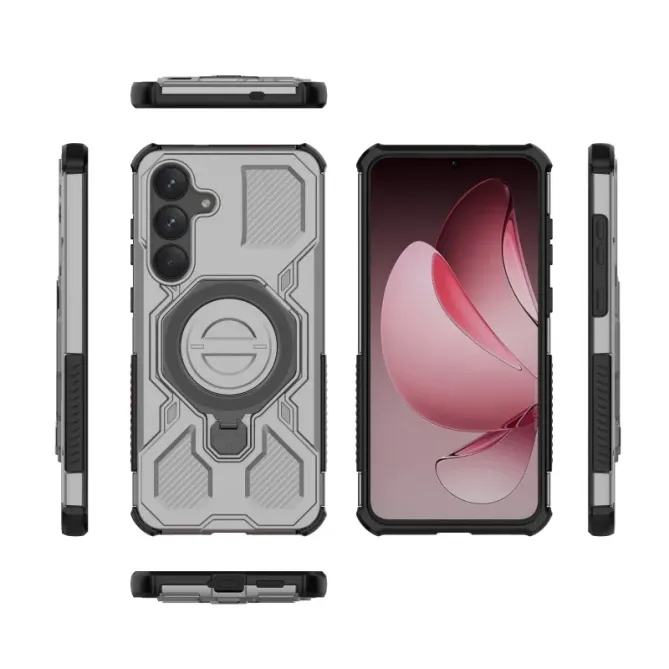 Coque  Samsung Galaxy S25 FE Antichoc avec Support et 2 Verres Trempés