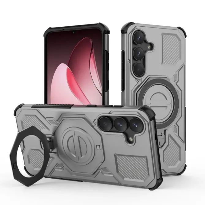 Coque  Samsung Galaxy S25 FE Antichoc avec Support et 2 Verres Trempés