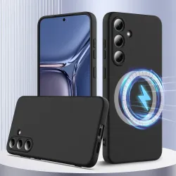 Coque  Samsung Galaxy S25 FE Silicone Liquide MagSafe, Lanière