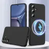 Coque  Samsung Galaxy S25 FE Silicone Liquide MagSafe, Lanière