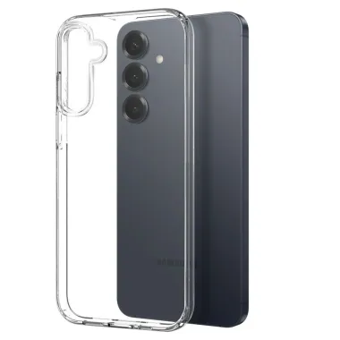 Coque transparente  Samsung Galaxy S25 FE avec protection d'écran en v