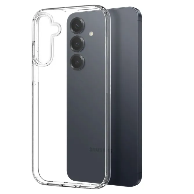 Coque transparente  Samsung Galaxy S25 FE avec protection d'écran en v