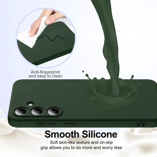Coque  Samsung Galaxy S25 FE Silicone Liquide MagSafe, Lanière