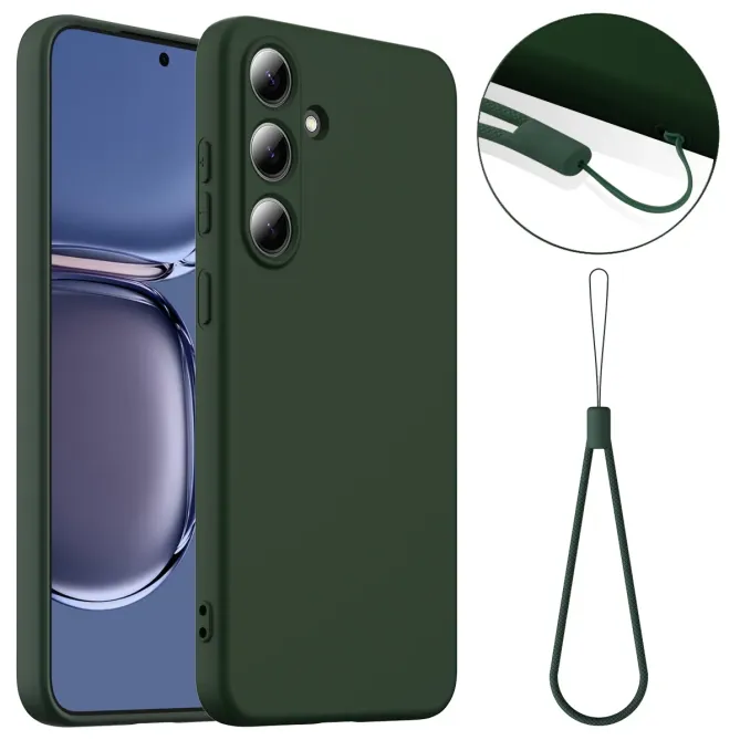 Coque  Samsung Galaxy S25 FE Silicone Liquide MagSafe, Lanière