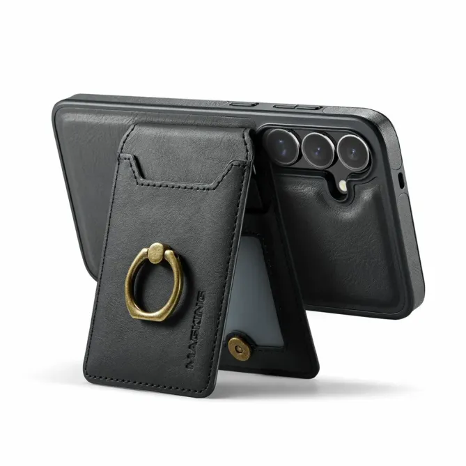Coque Samsung Galaxy S25 FE Porte-Carte Détachable MagSafe avec Anneau